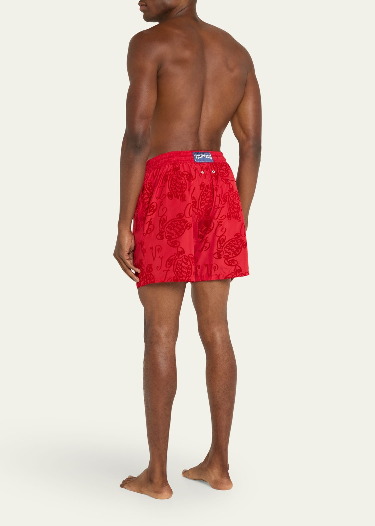 Men's Abstract-Print Swim Shorts - 3