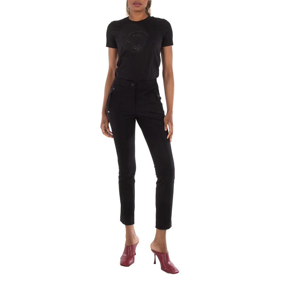Moncler Embellished- Crystal Logo T-Shirt - 6