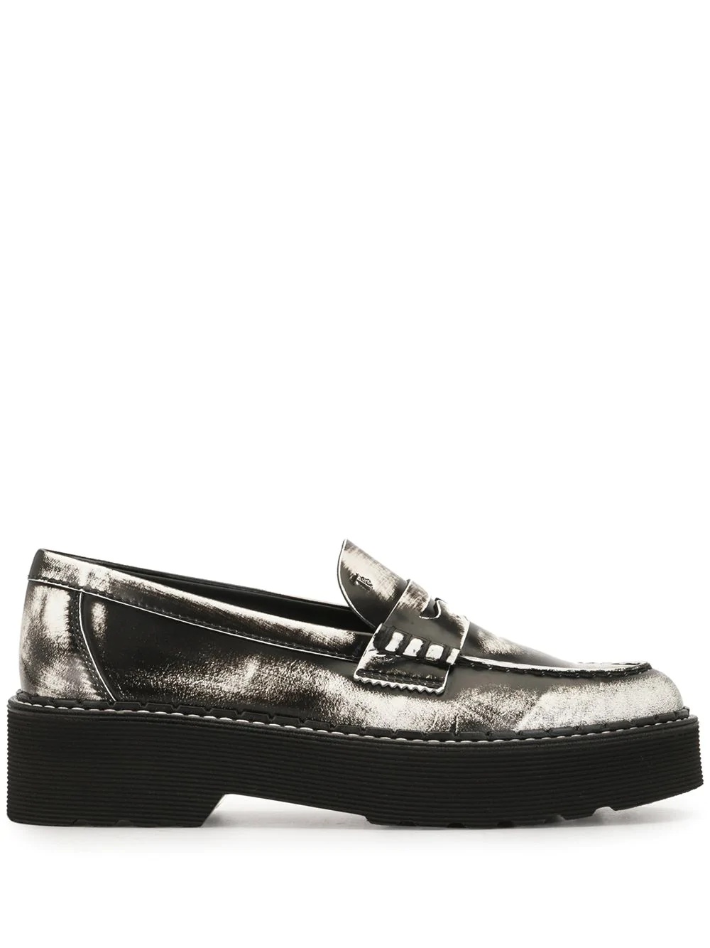 Kate metallic platform loafers - 1