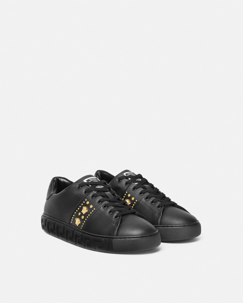 VERSACE Studded Greca Sneakers outlook