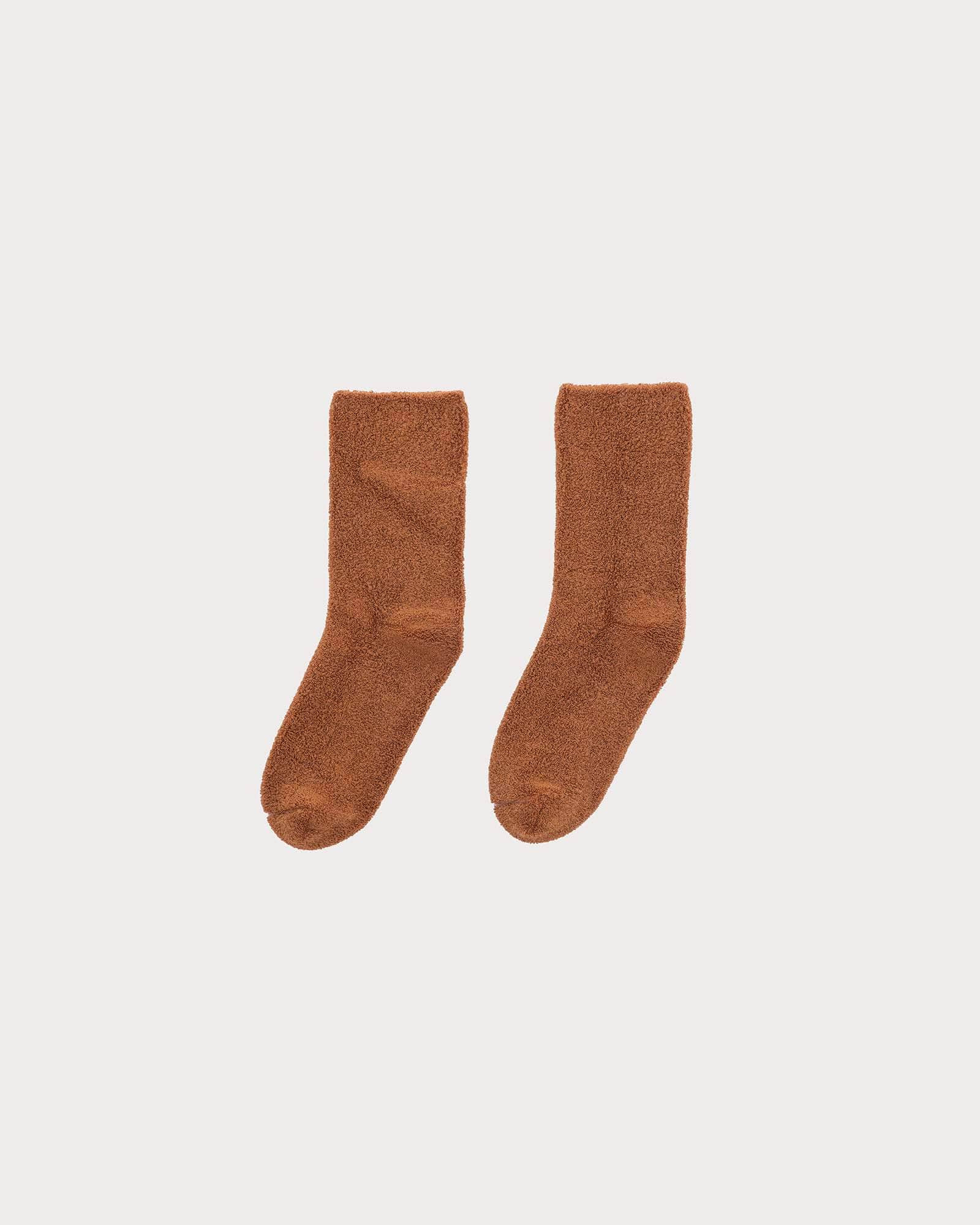 Buckle Overankle Socks - Textured Organic Cotton - 4