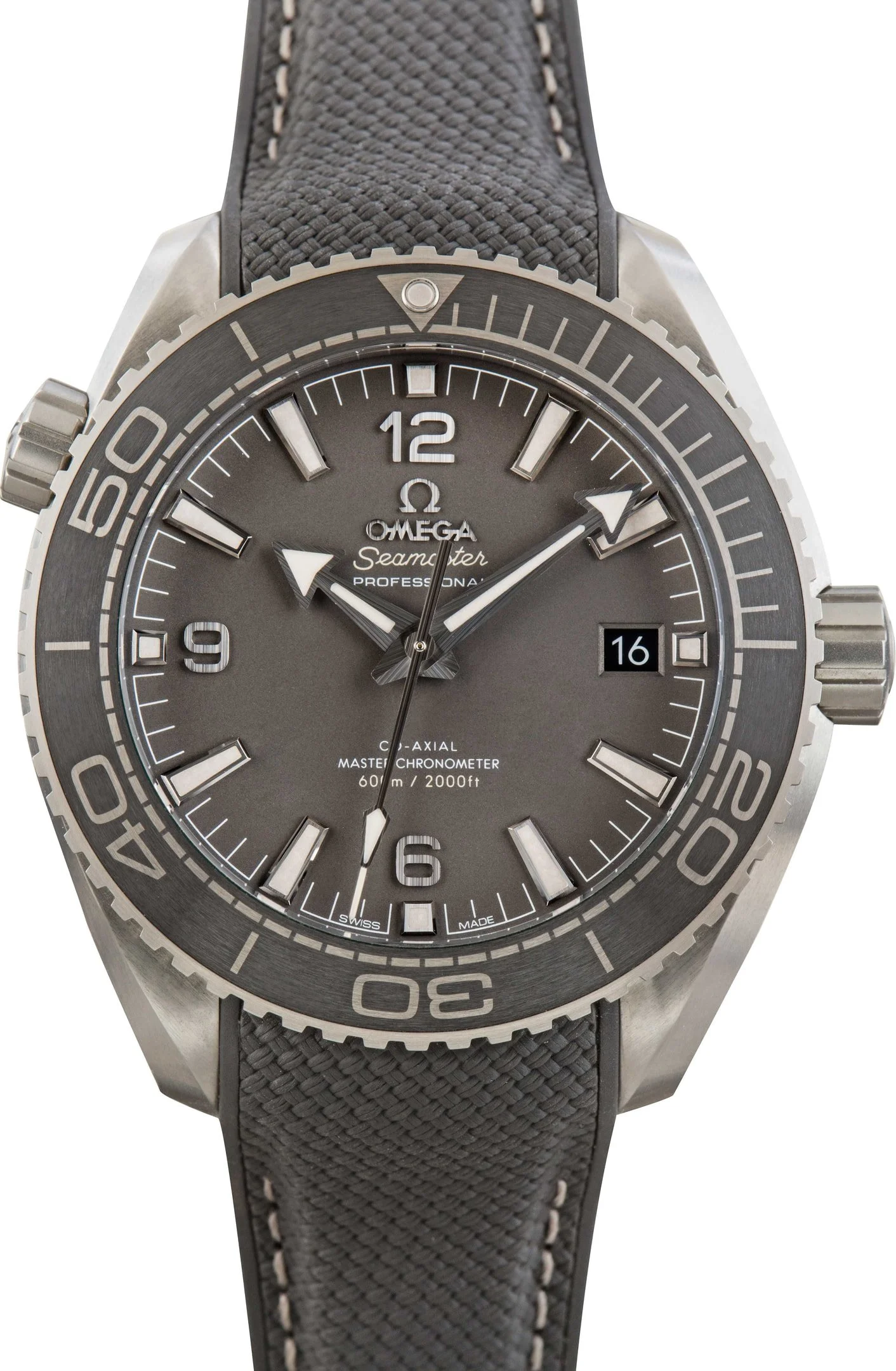 Omega Seamaster Grey Dial Planet Ocean 600M Stainless Steel - 1