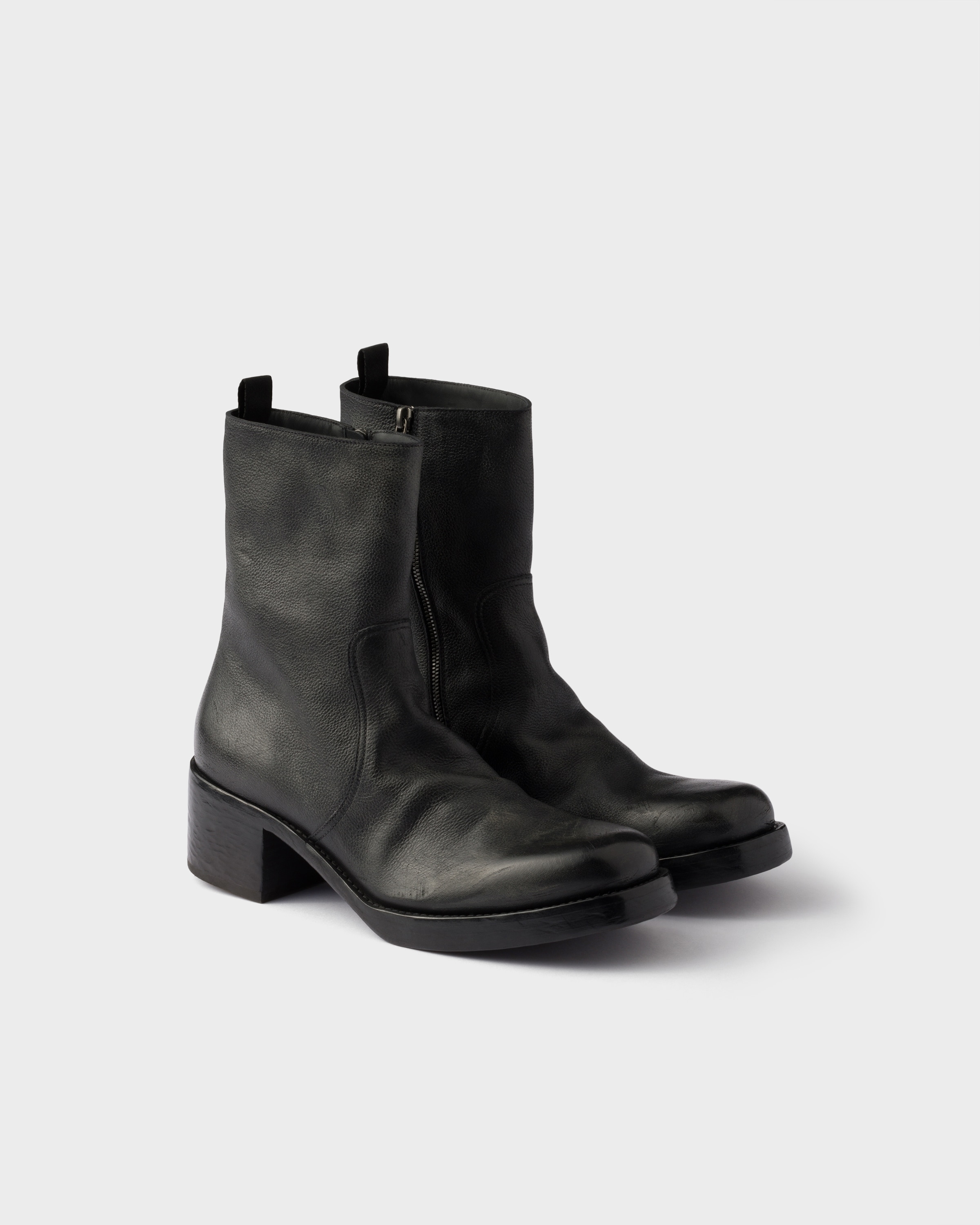 Leather booties - 1