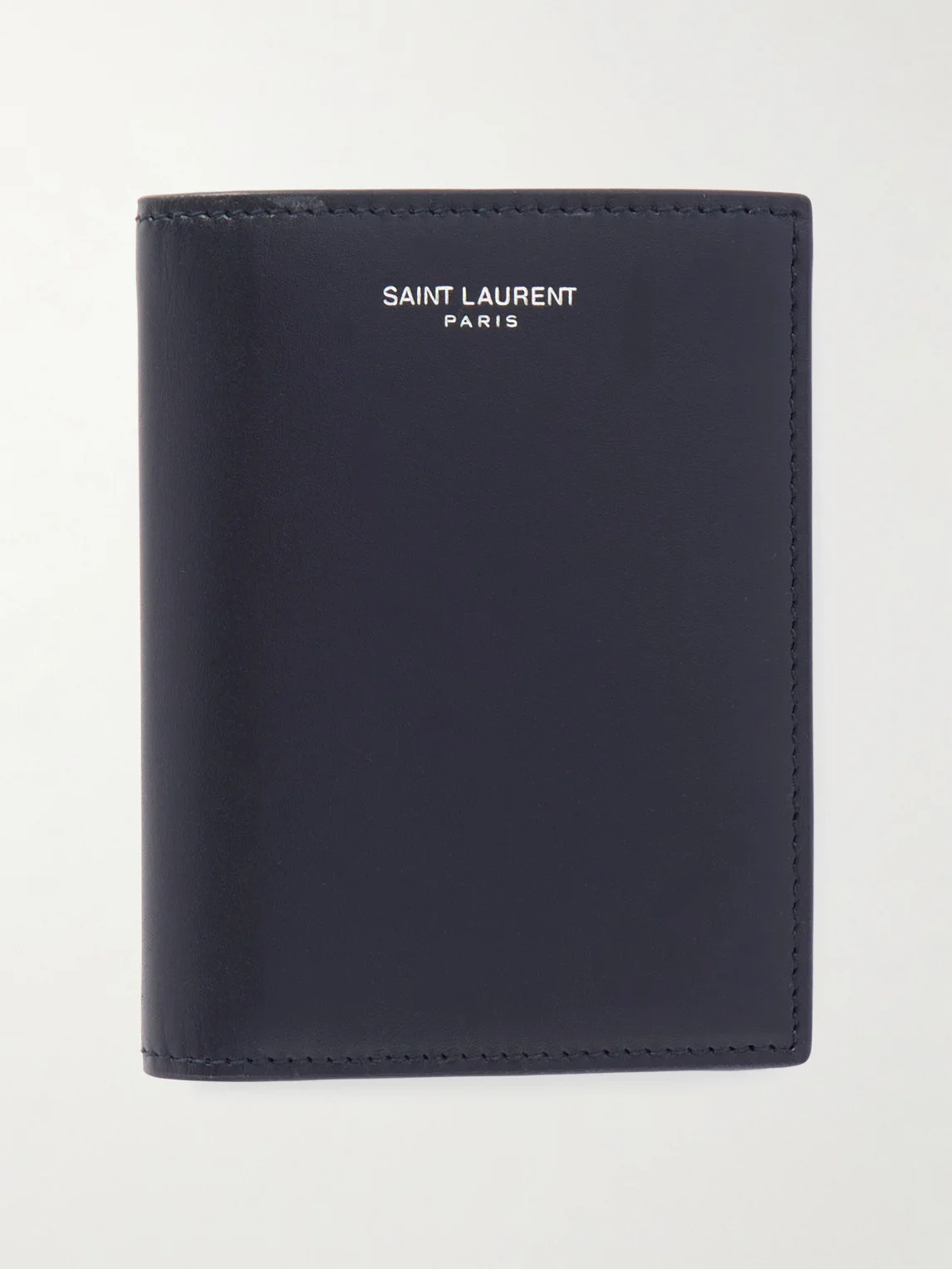Logo-Print Leather Bifold Wallet - 1