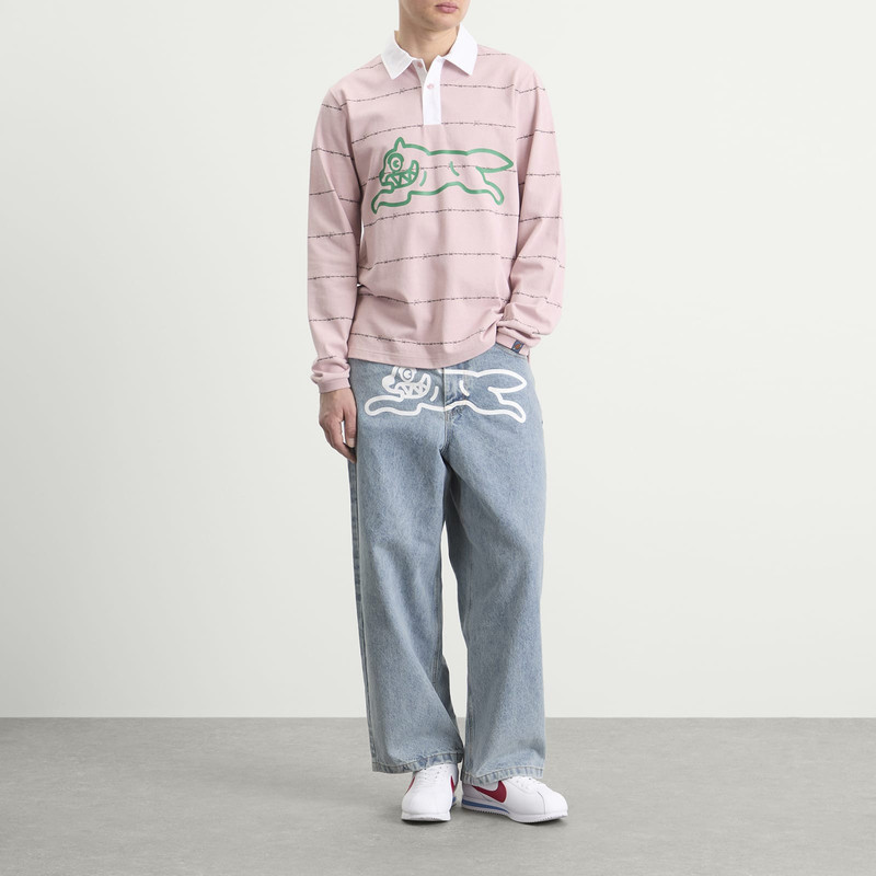 ICECREAM ICECREAM Running Dog Triple Scoop Baggy Denim Jeans outlook