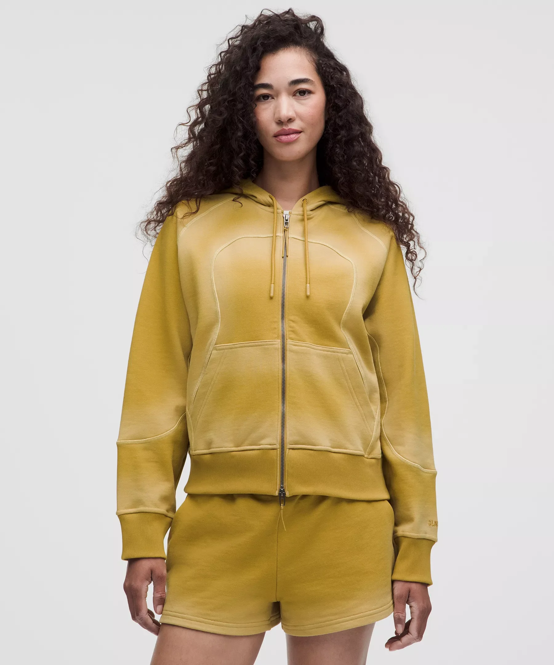 Faded French Terry Full-Zip Hoodie *SLNSH Collection - 1