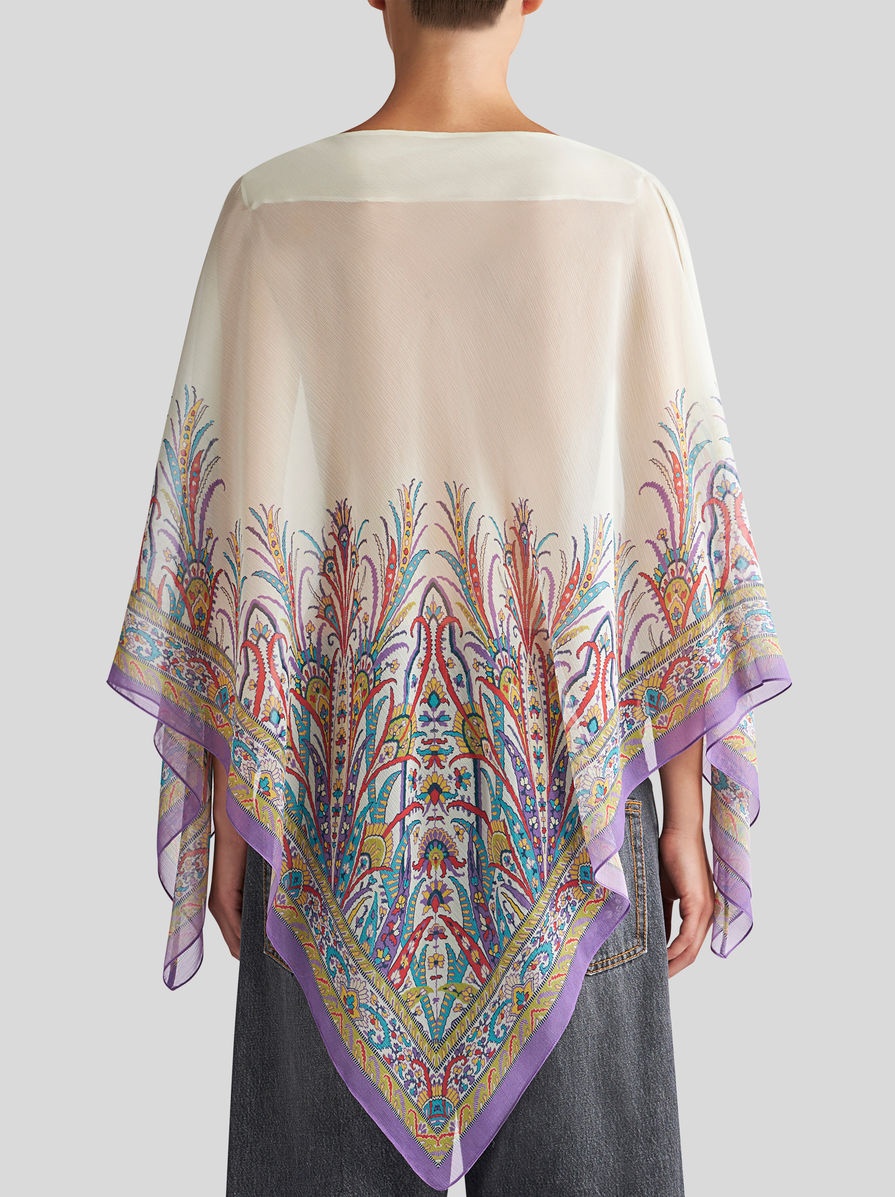 BEACH PONCHO WITH PRINT - 4