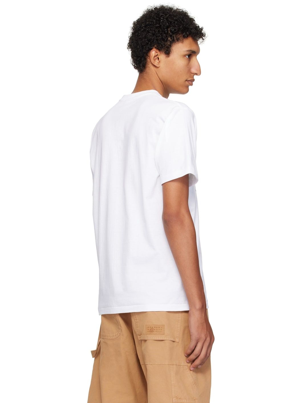 White Printed Mad General College T-shirt - 3