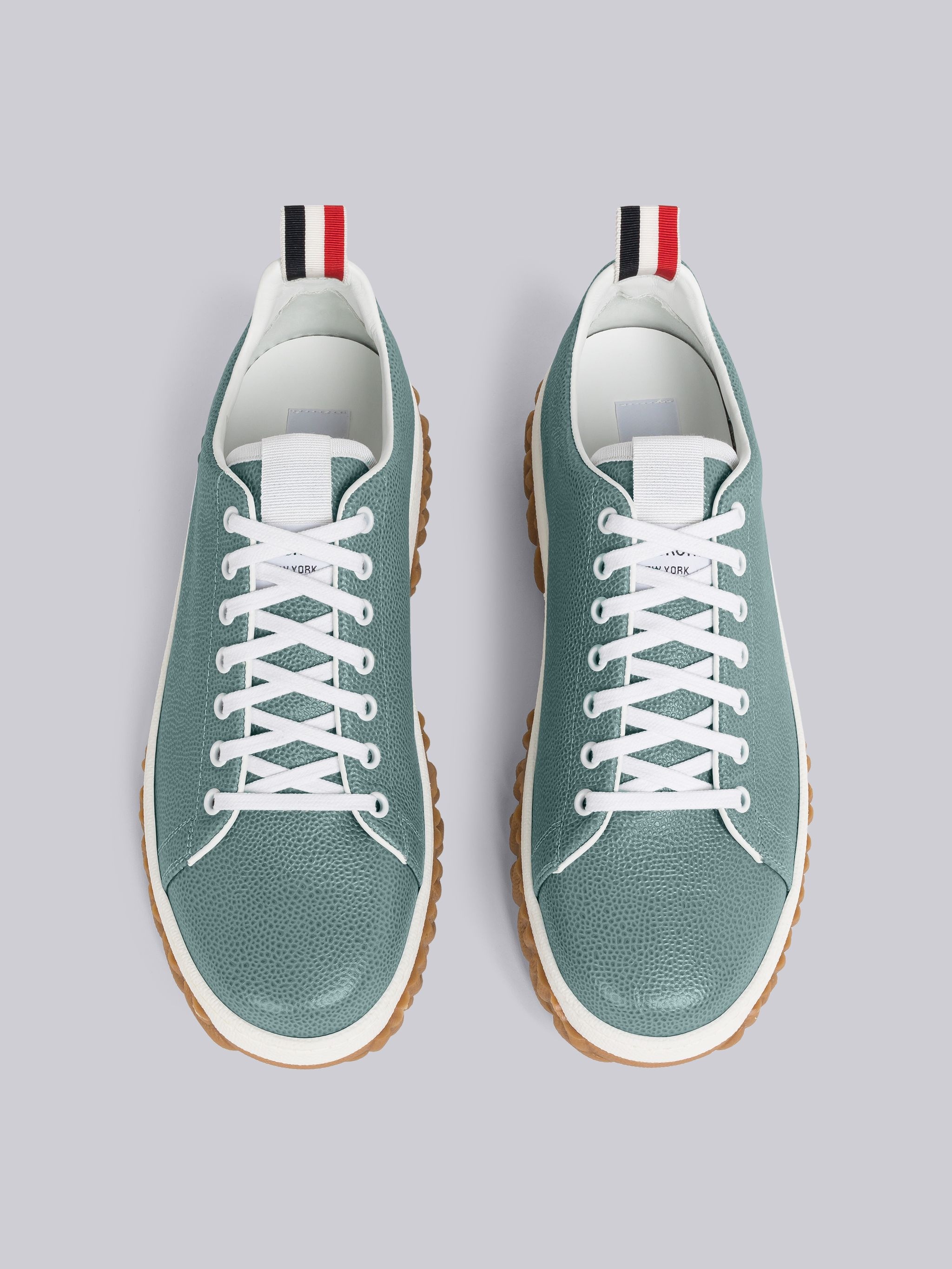Court pebble-grain sneakers - 7