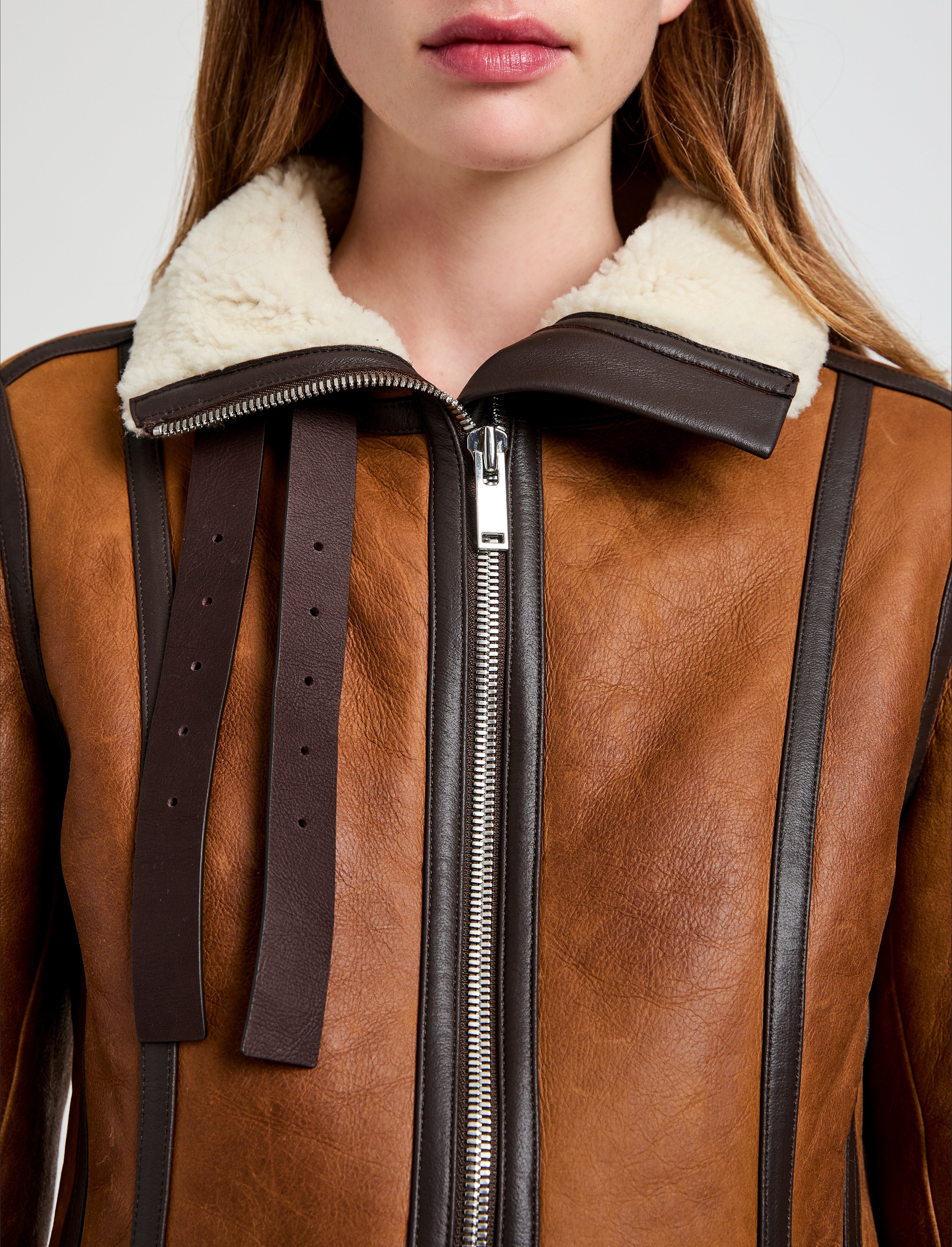 Arlo Jacket in Nappa Shearling - 6