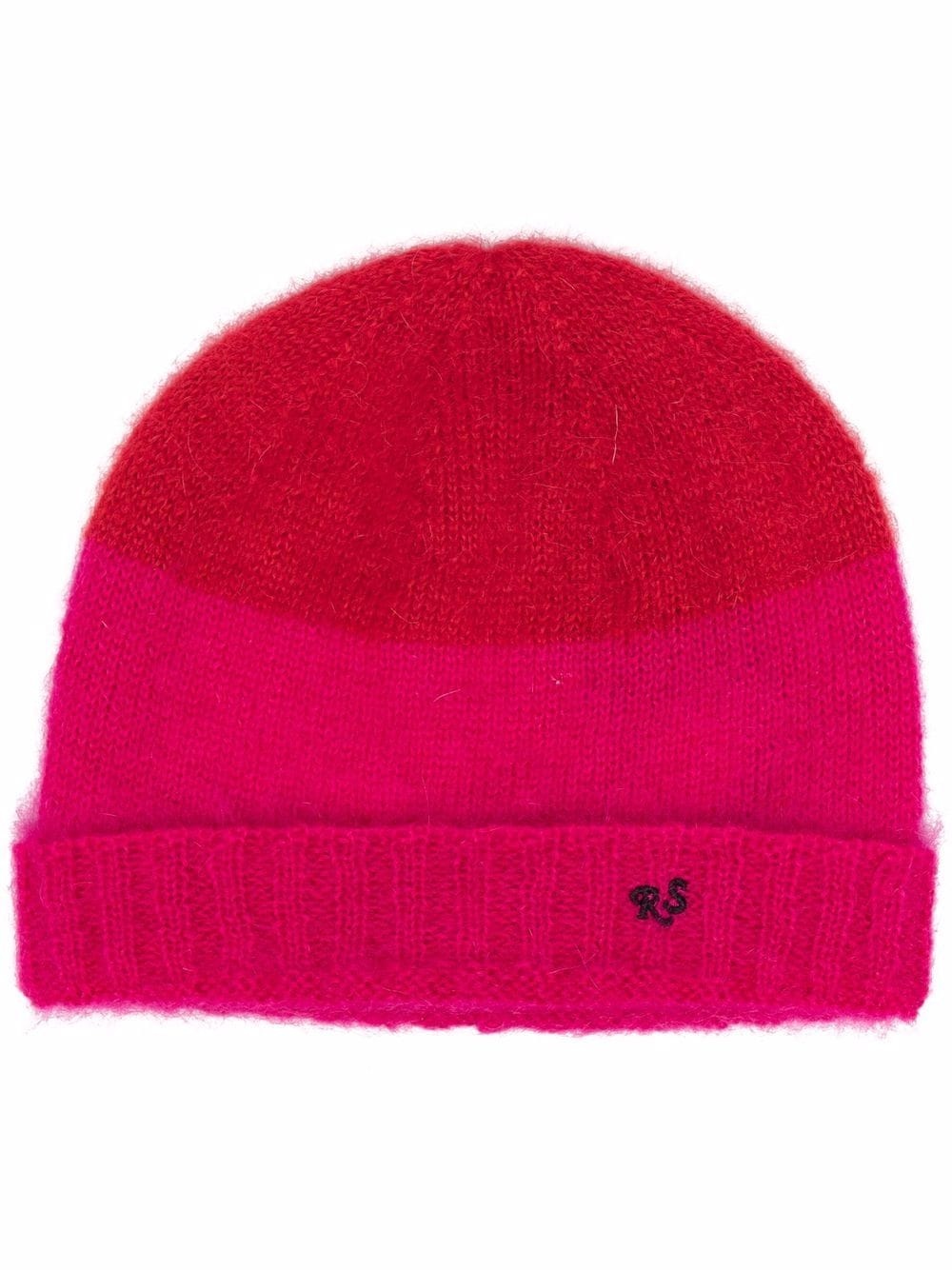 colour block beanie - 1