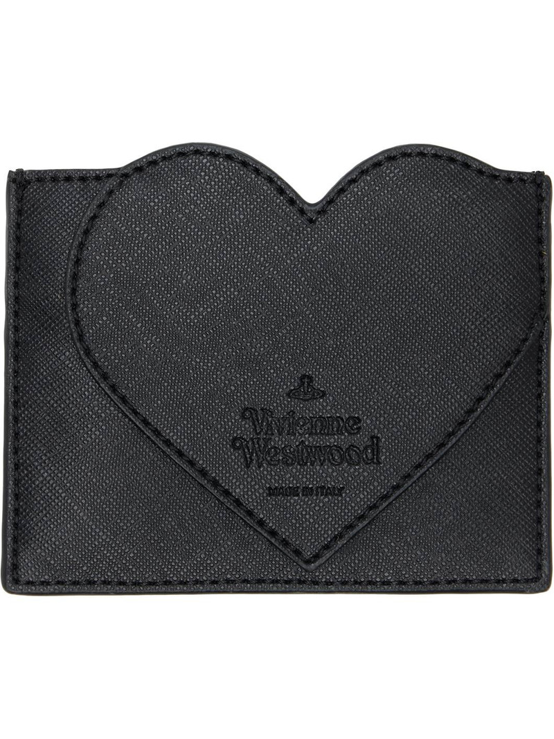 Vivienne Westwood Black Heart Card Holder outlook