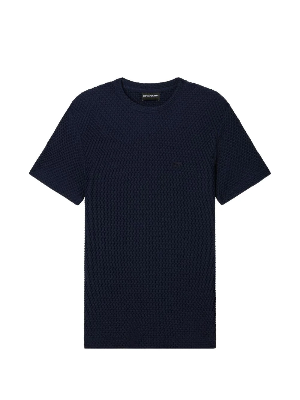 waffle-knit T-shirt - 1