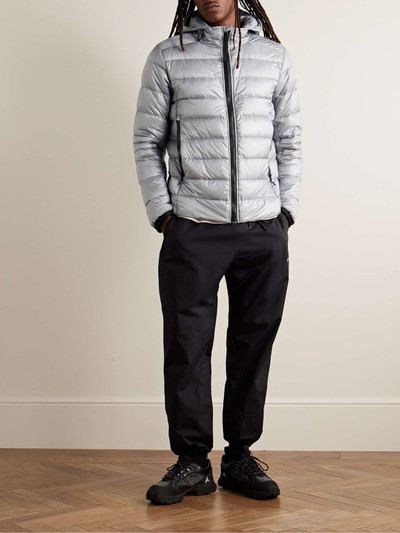 Canada Goose Crofton Slim-Fit Logo-Appliquéd Quilted Nylon-Ripstop Hooded Down Jacket outlook