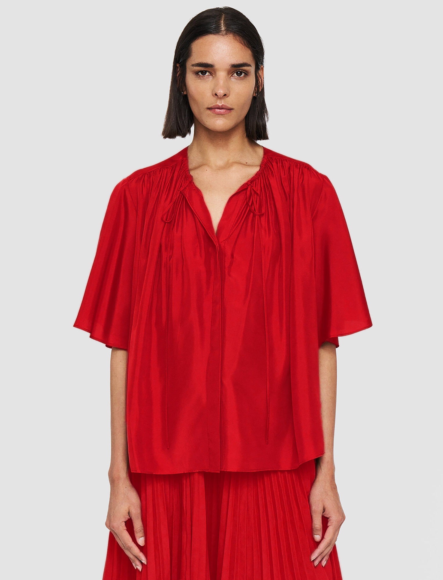 Silk Habotai Bristow Blouse - 3