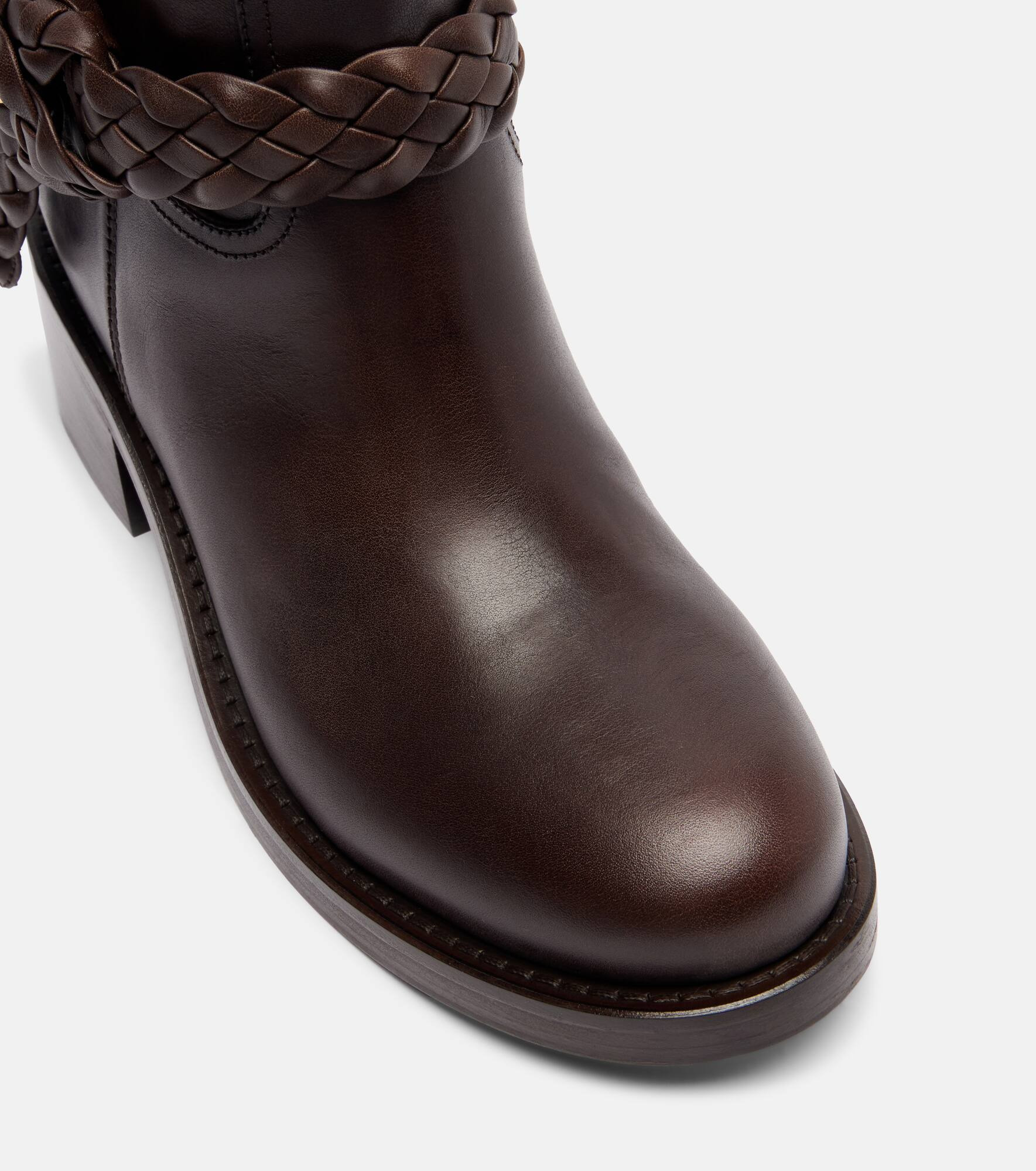 Helix 40 leather knee-high boots - 5