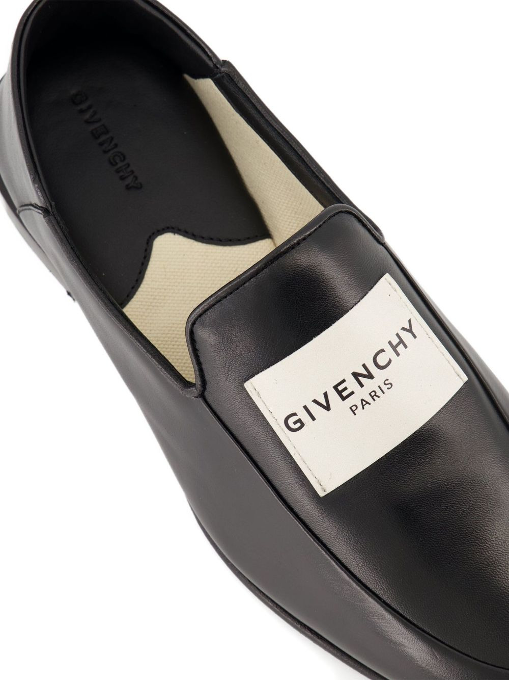label-plaque loafers - 4