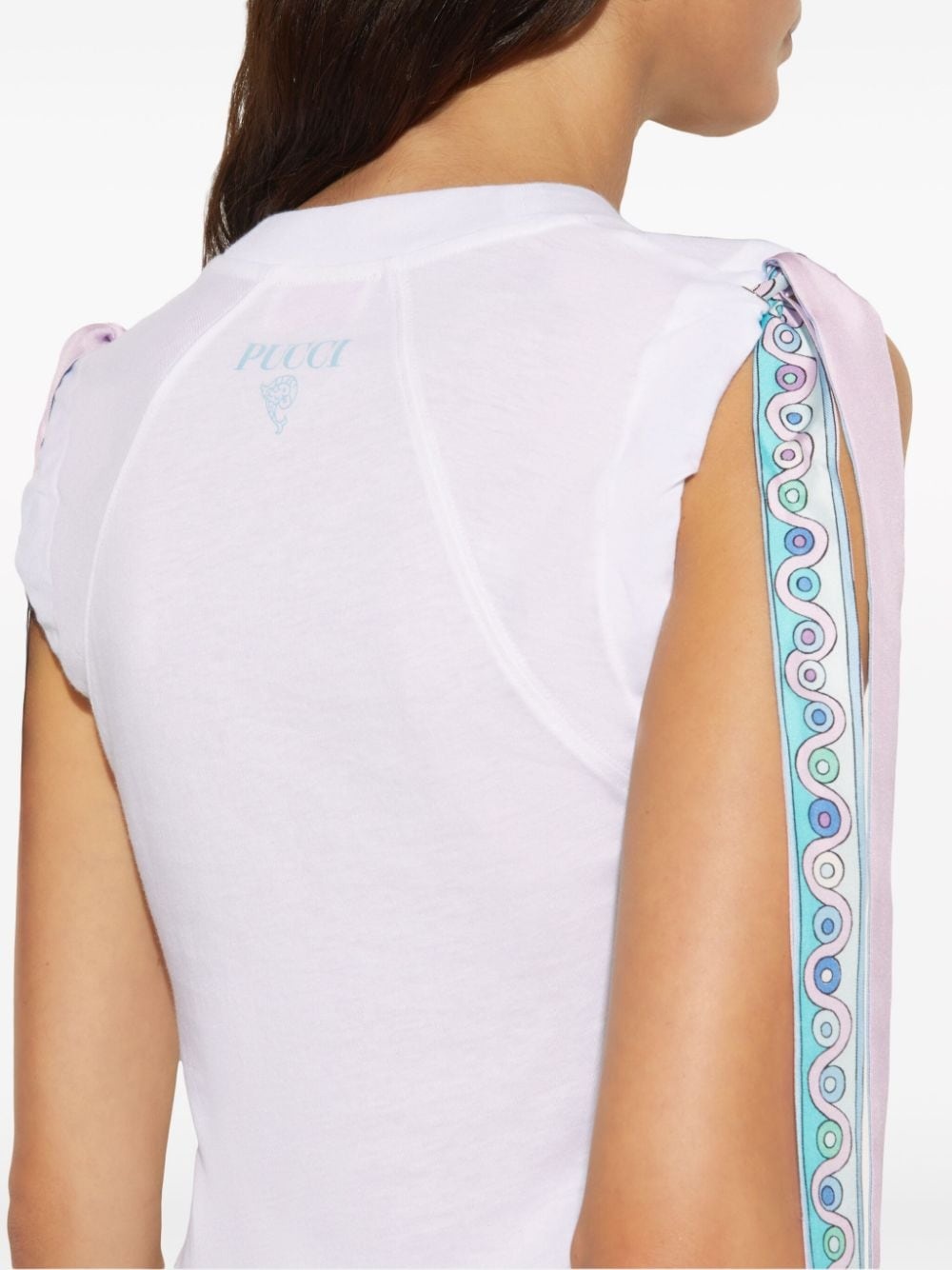 Iride-print cotton T-shirt - 5