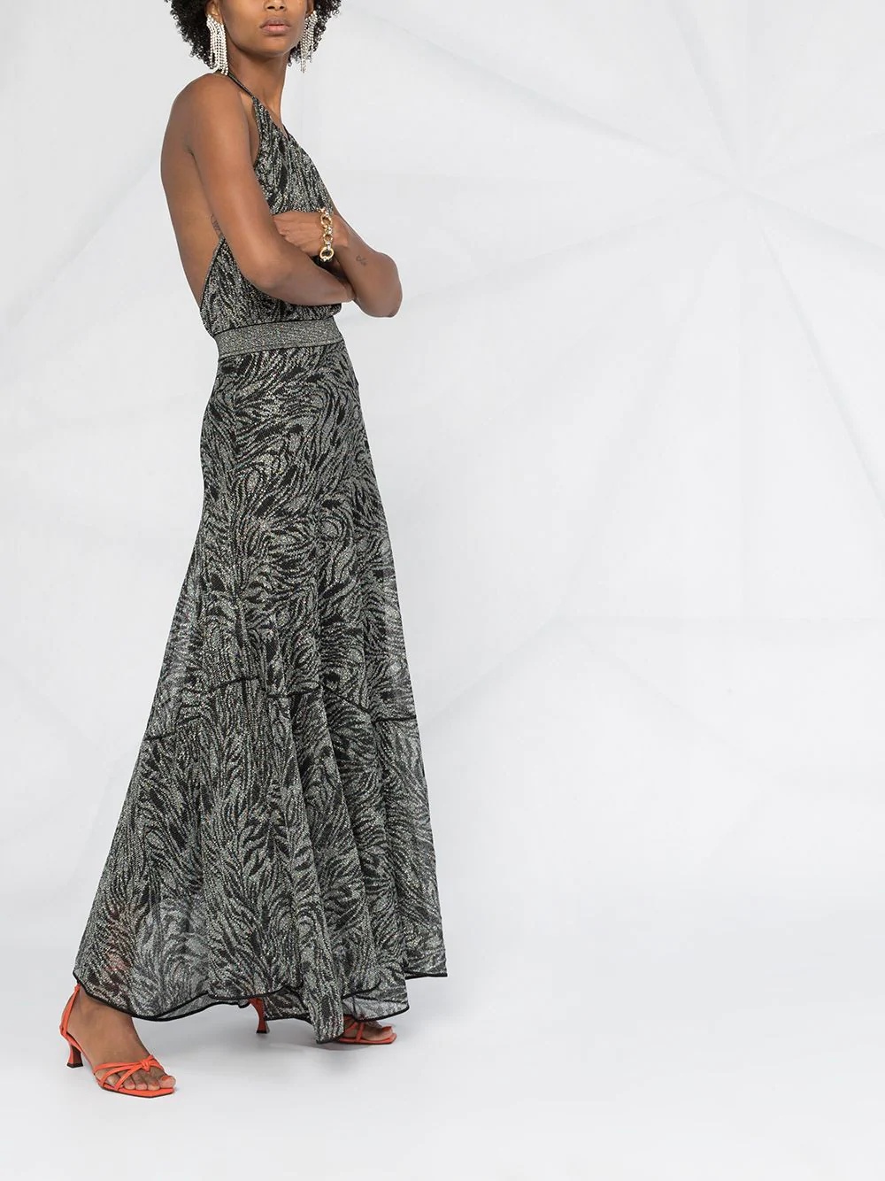 sleeveless maxi dress - 4