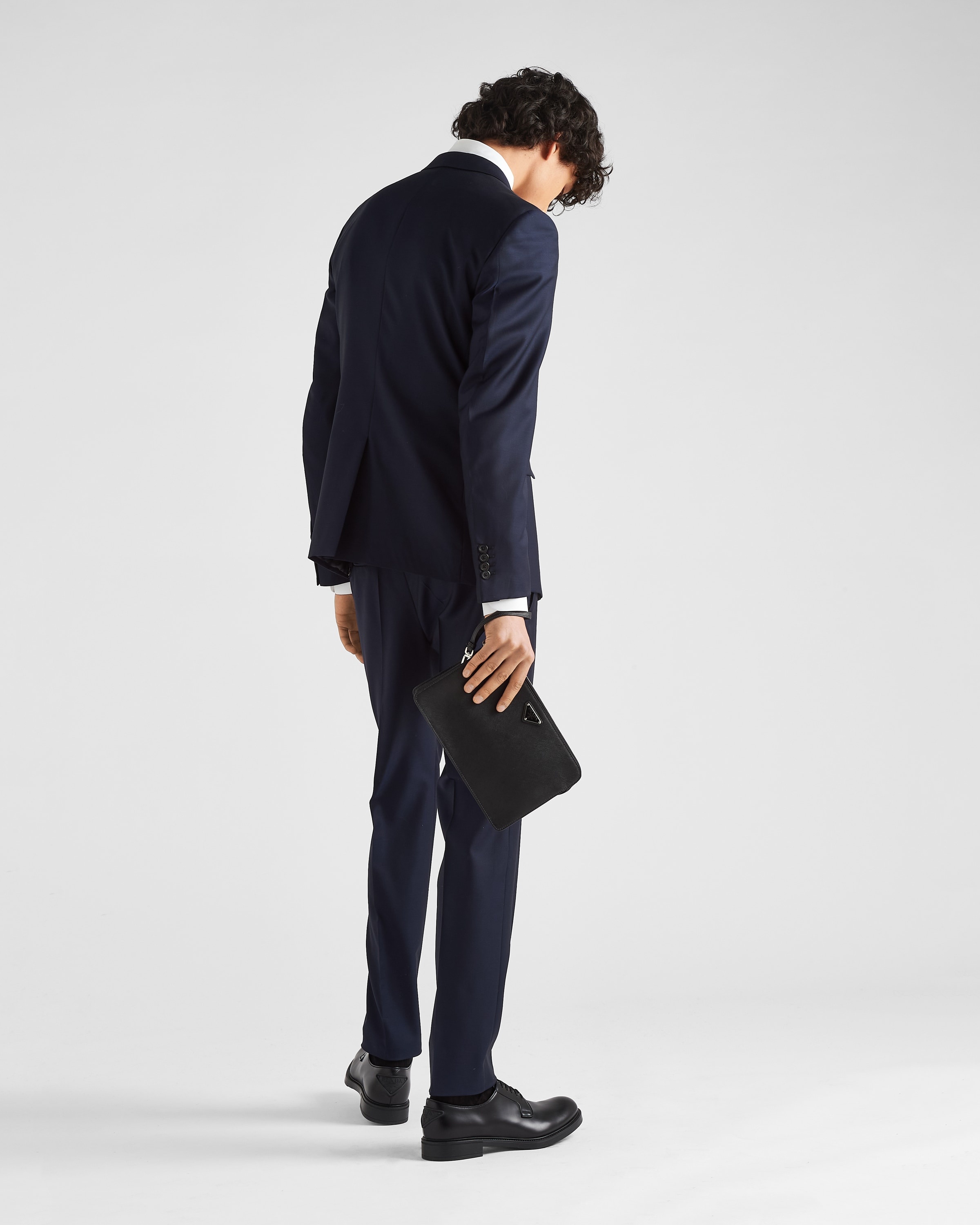 Single-breasted wool suit - 5