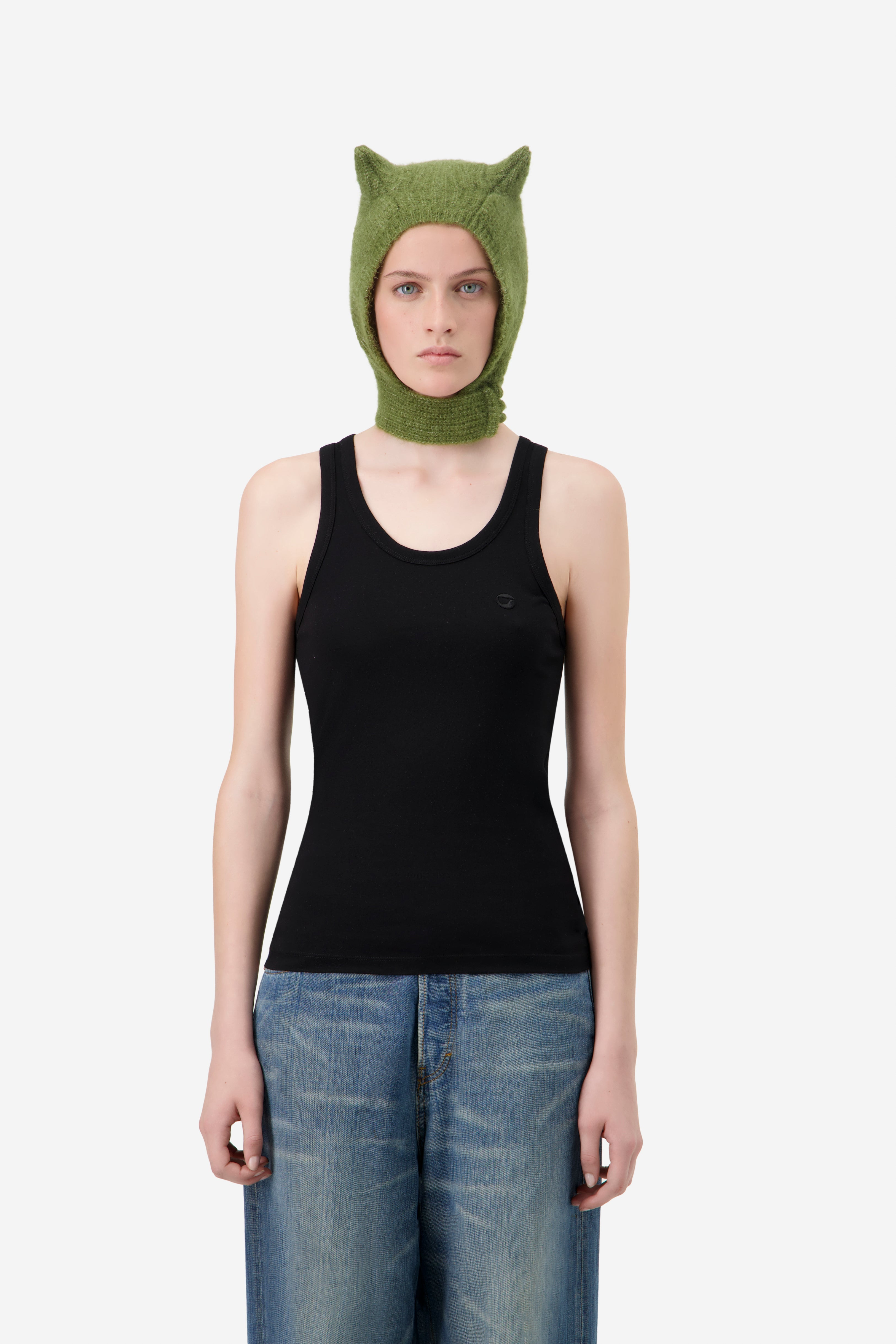 Knitted Horn Beanie - 2
