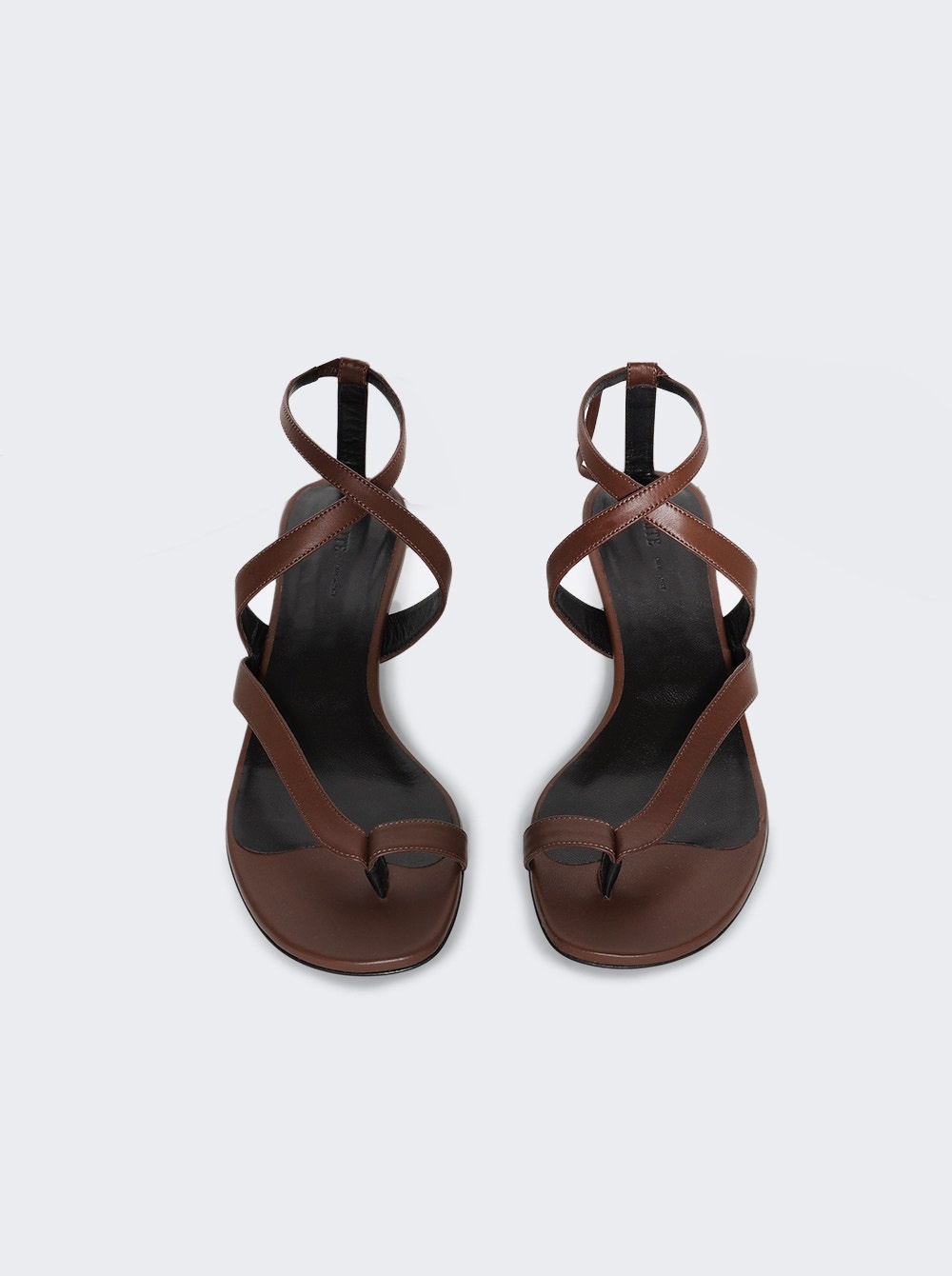 Aimee Kitten Heel Sandal Cigar - 5