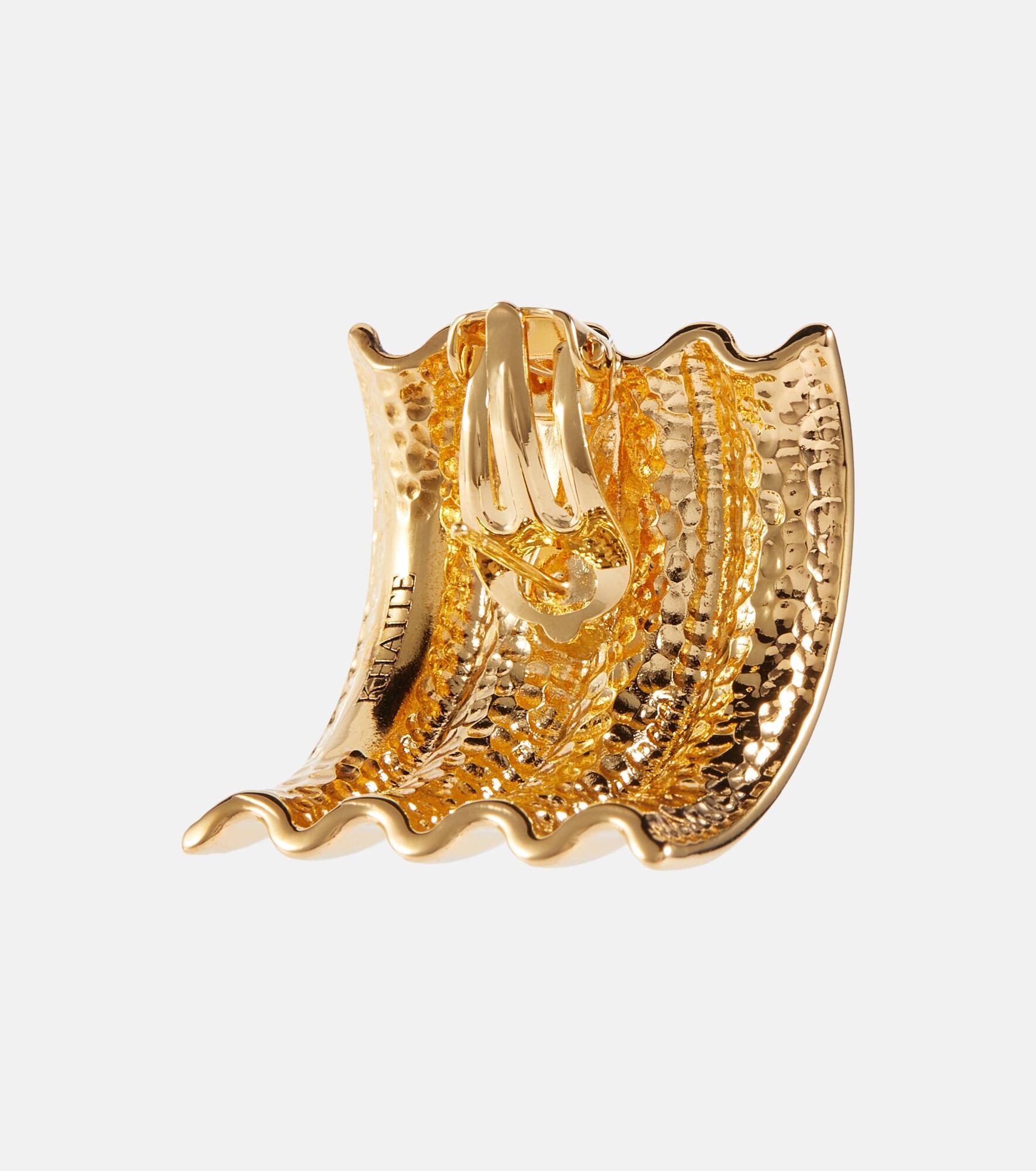 Julius Small gold-plated earrings - 5