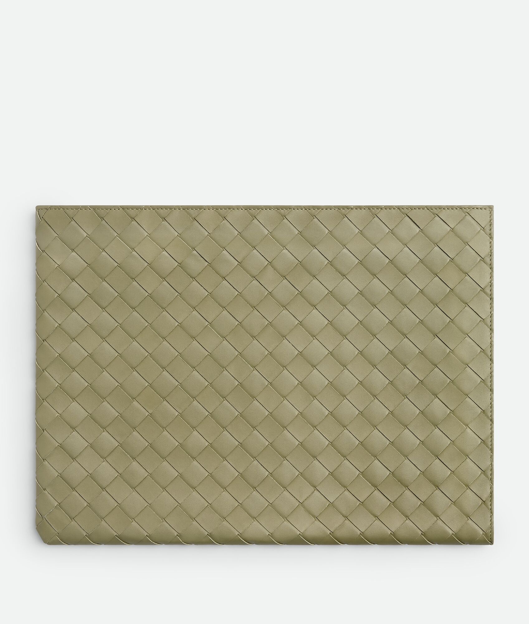 Intrecciato Half Zip Pouch - 1