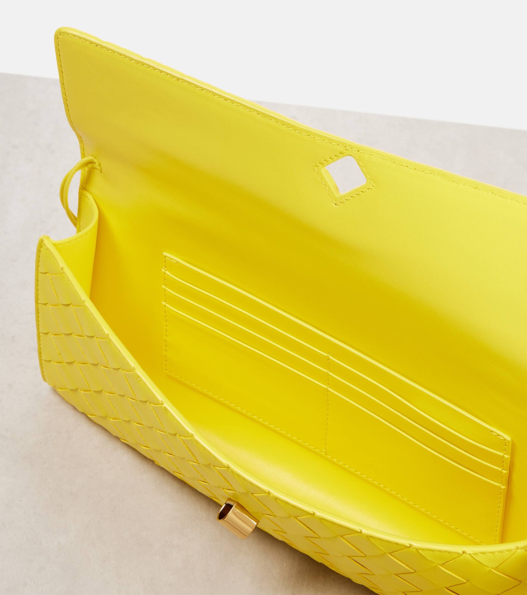Andiamo Intrecciato leather clutch - 3