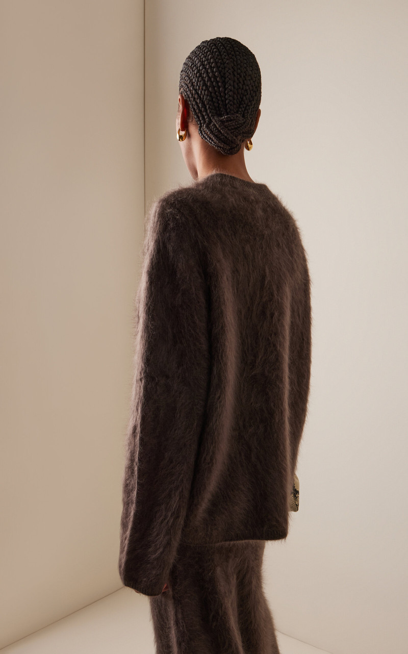Natalia Brushed Cashmere Sweater brown 4
