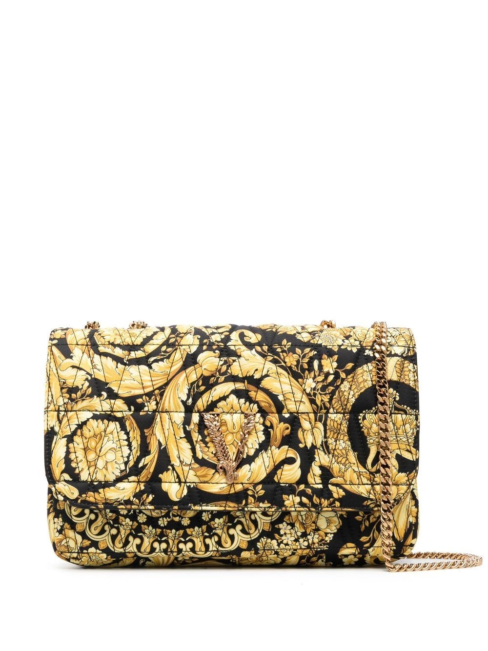 Virtus Barocco-print shoulder bag - 1