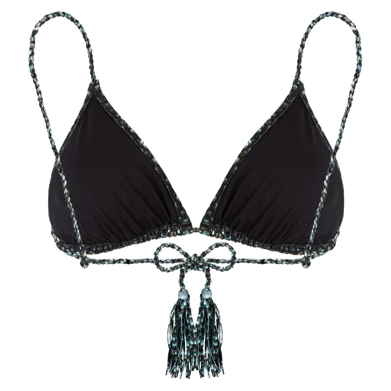 Vilebrequin Women Rope Triangle Bikini Top Pearl outlook