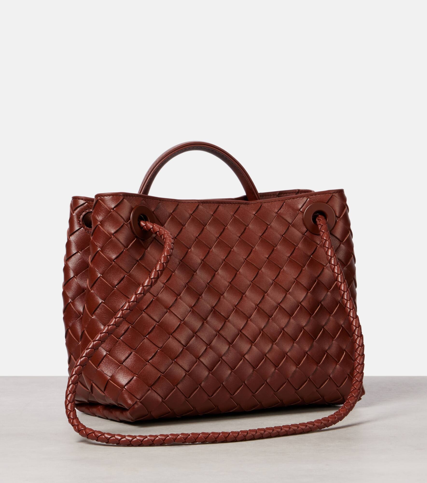 Andiamo Intrecciato Small leather tote bag - 4