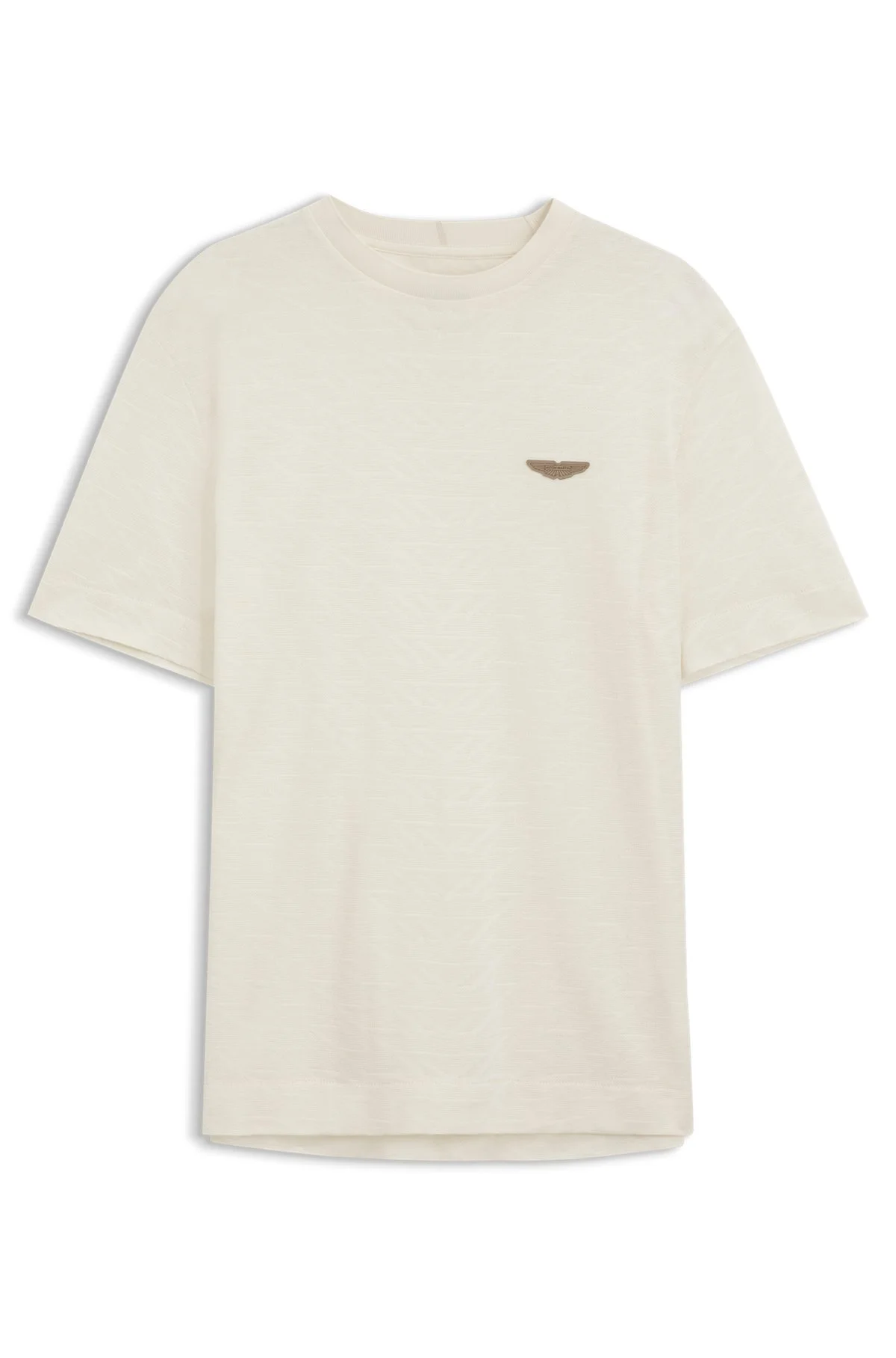 BOSS X ASTON MARTIN T-SHIRT IN MERCERIZED COTTON JACQUARD - 1