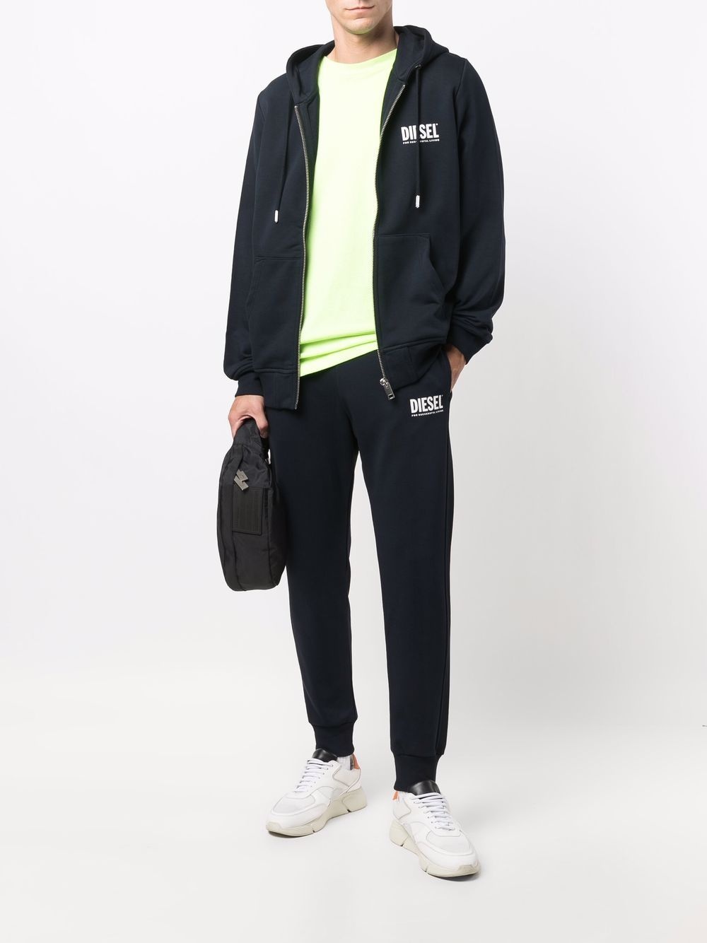 logo drawstring tracksuit bottoms - 2