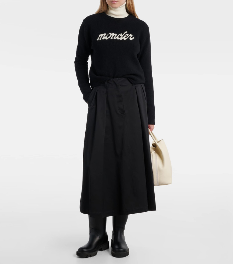 Moncler Cotton midi skirt outlook