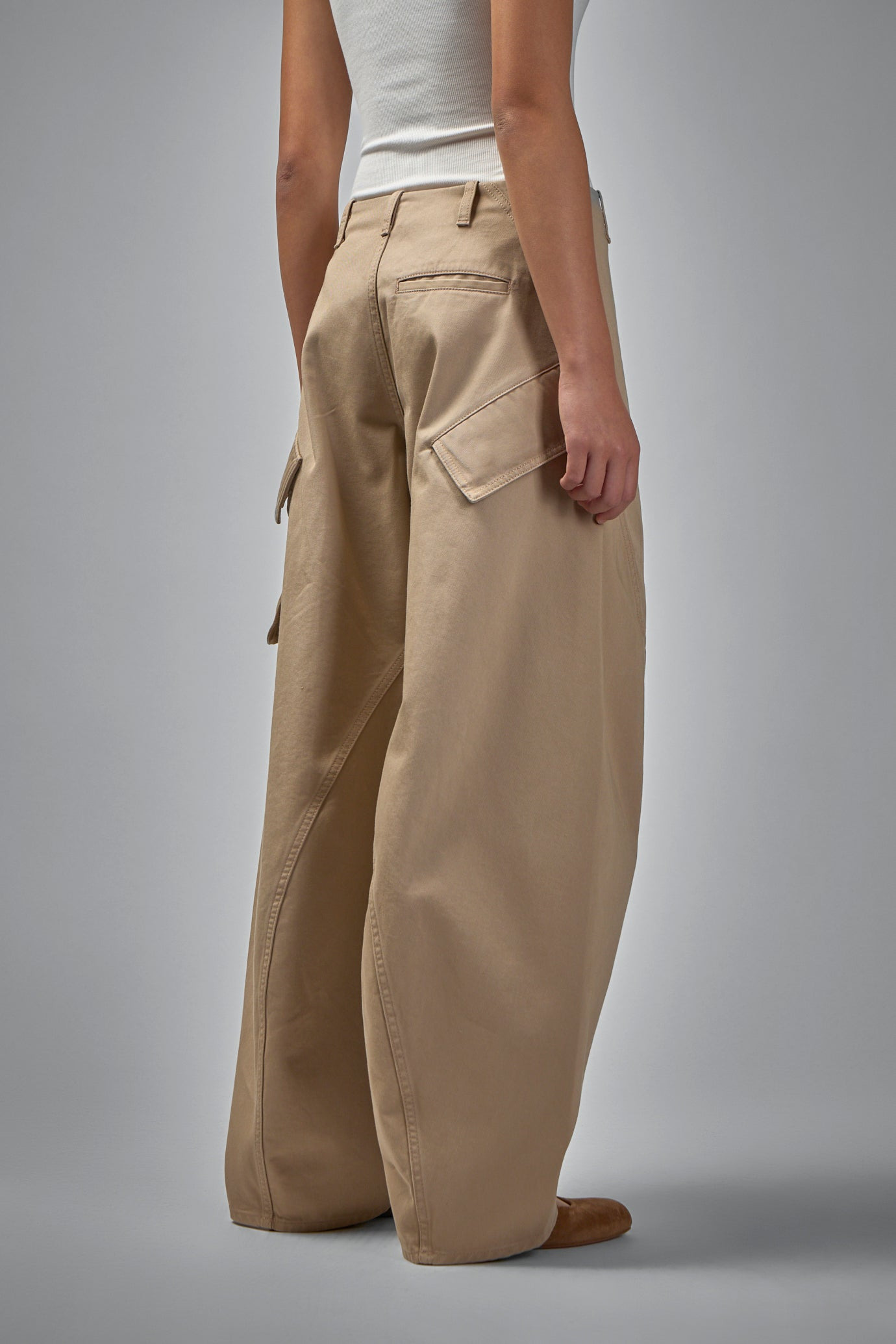 Round Cargo Pants - 3