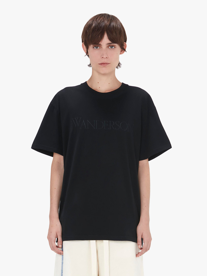 JW Anderson T-SHIRT WITH LOGO EMBROIDERY outlook