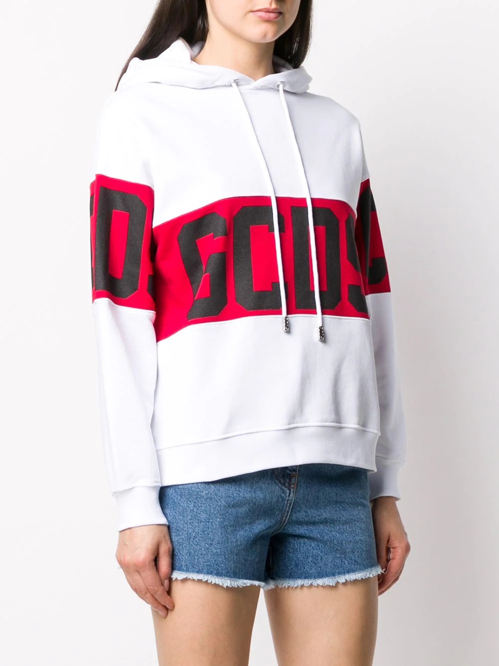 logo print hoodie - 3