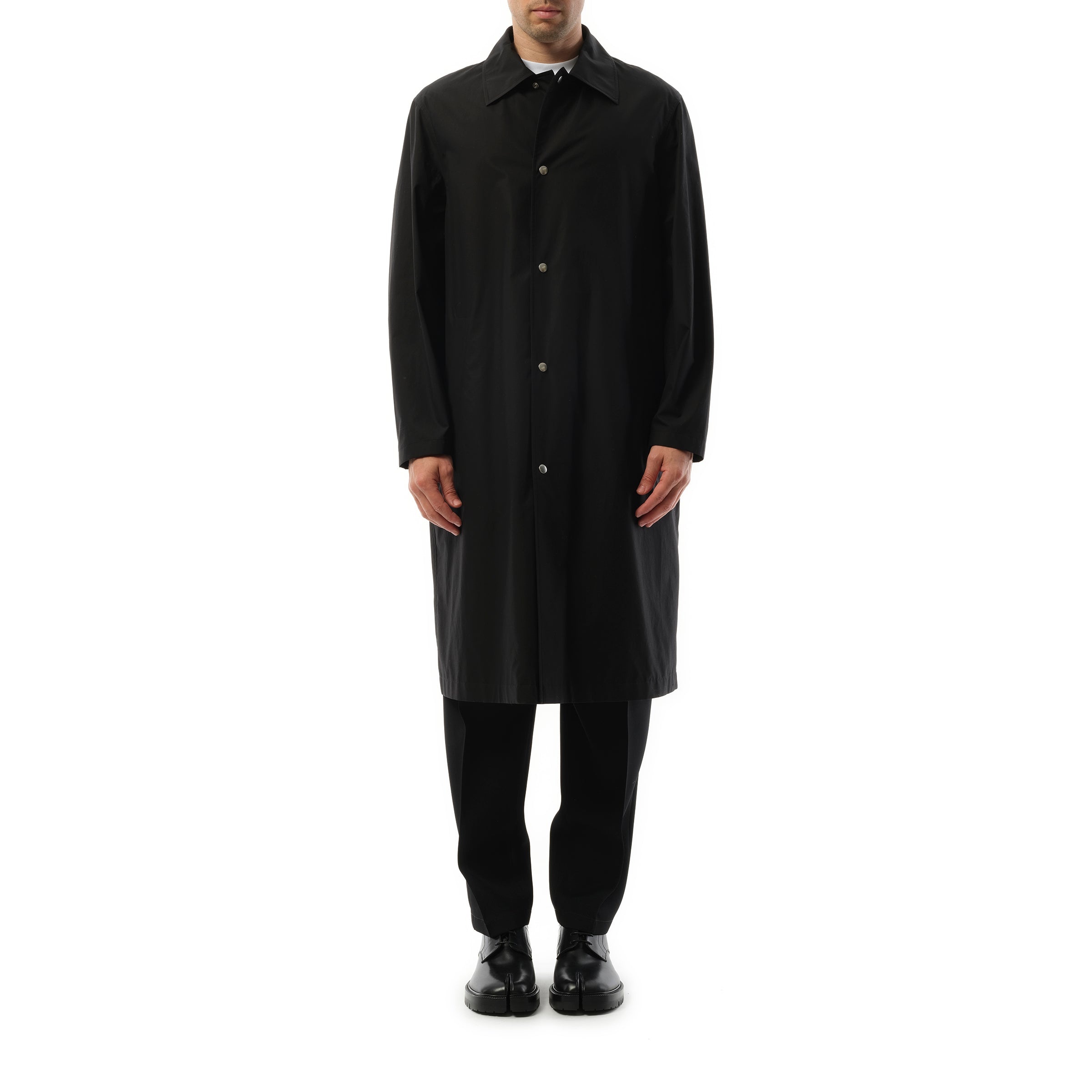 Jil Sander Logo Parka in Black - 4