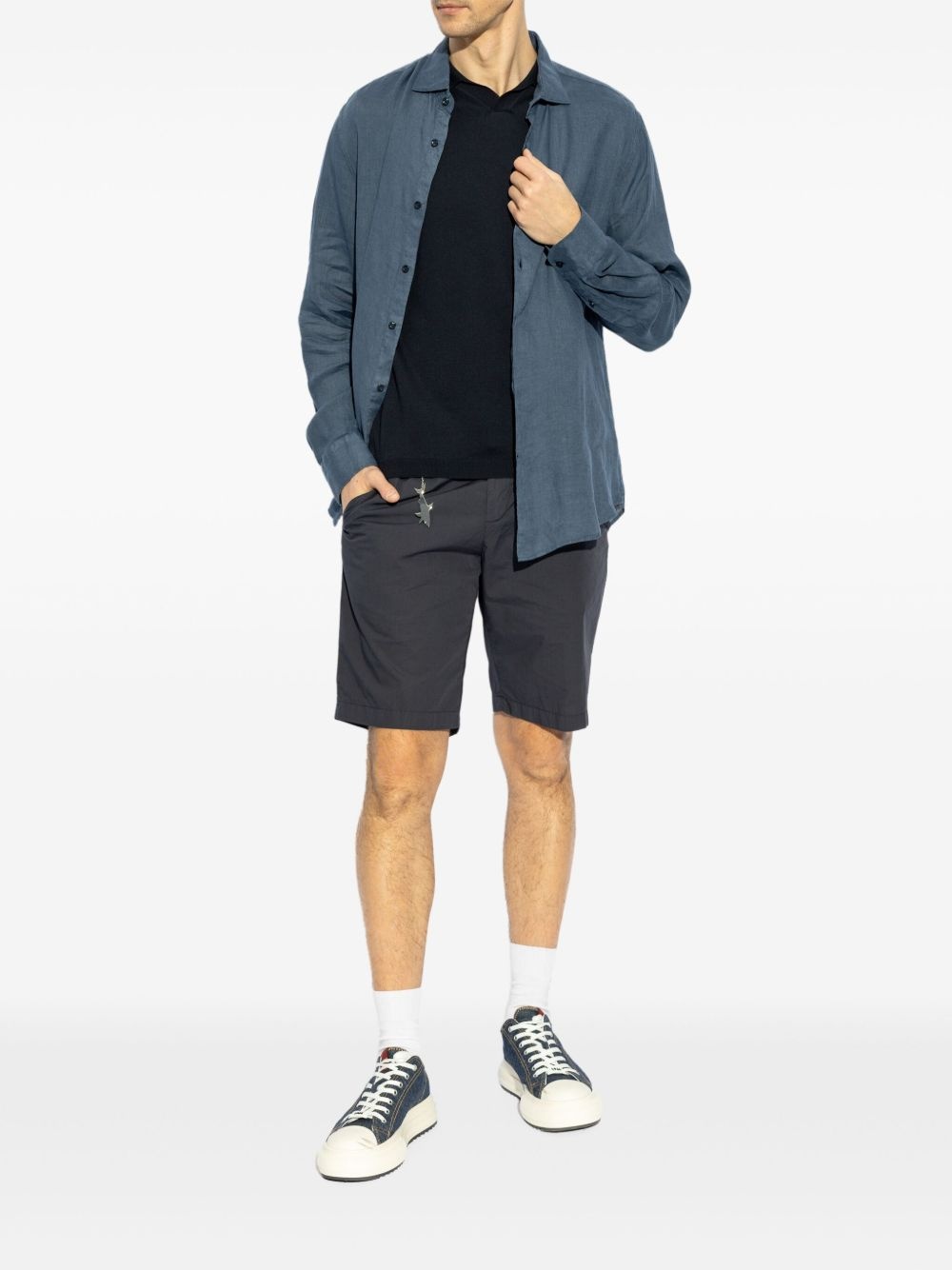 fine-knit polo shirt - 2