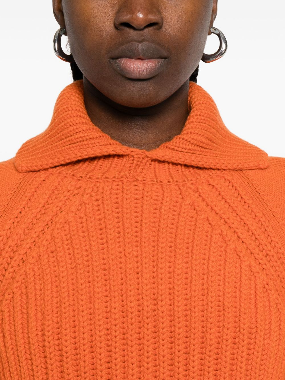 cable-knit turtleneck sweater - 5