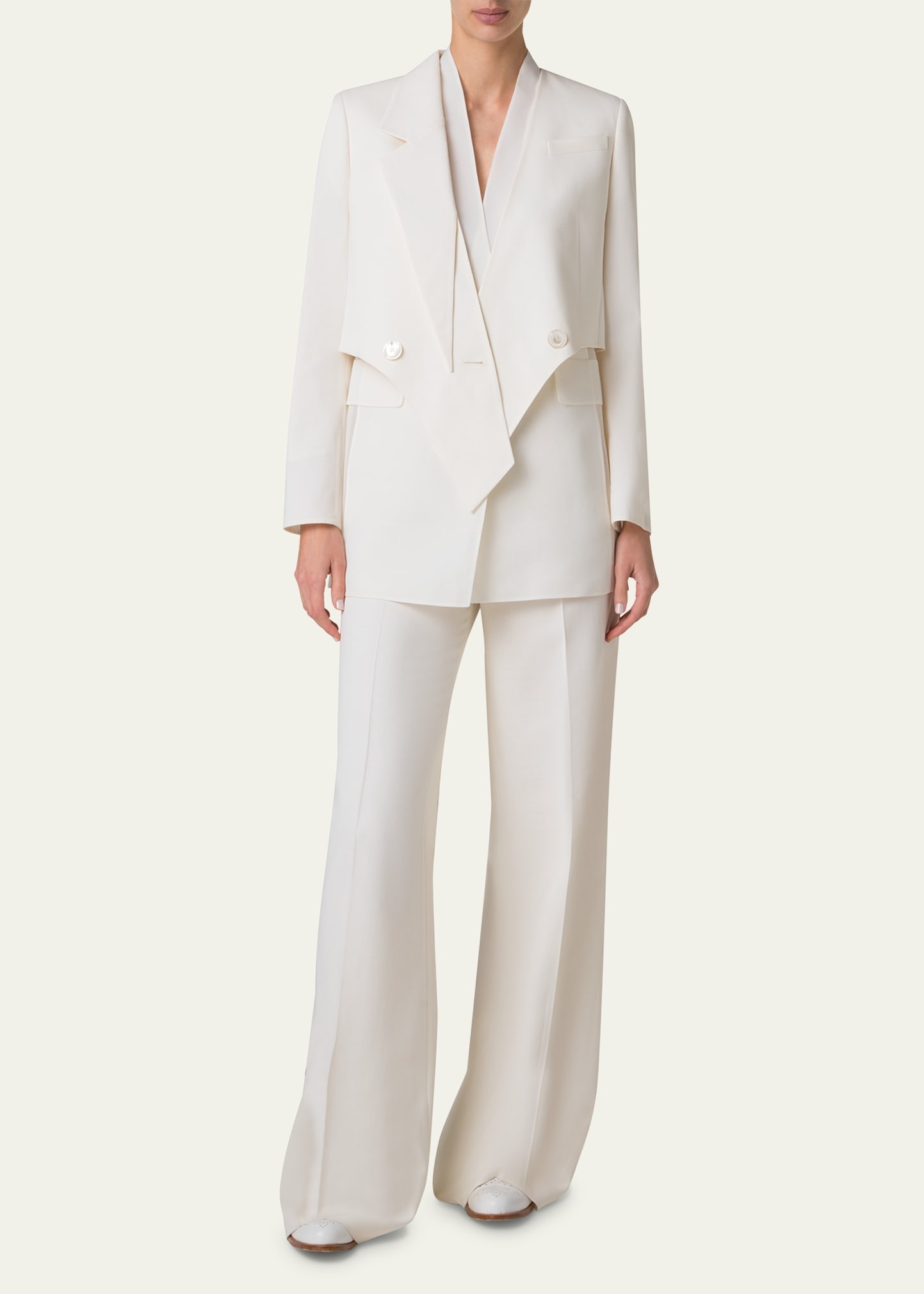 Amie Short Wool Double-Face Jacket - 2
