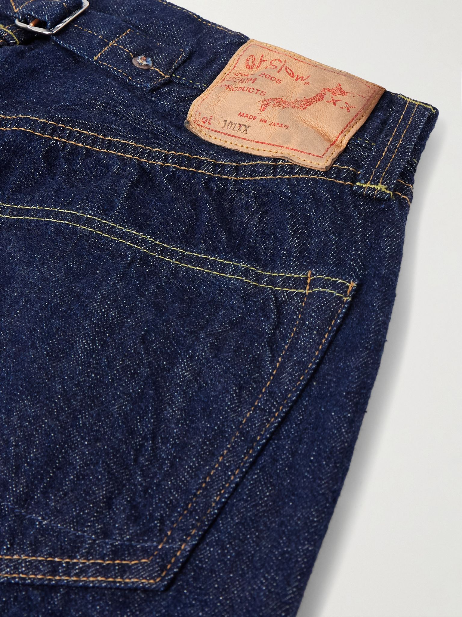 Grand Dad's Straight-Leg Selvedge Jeans Blue - 5