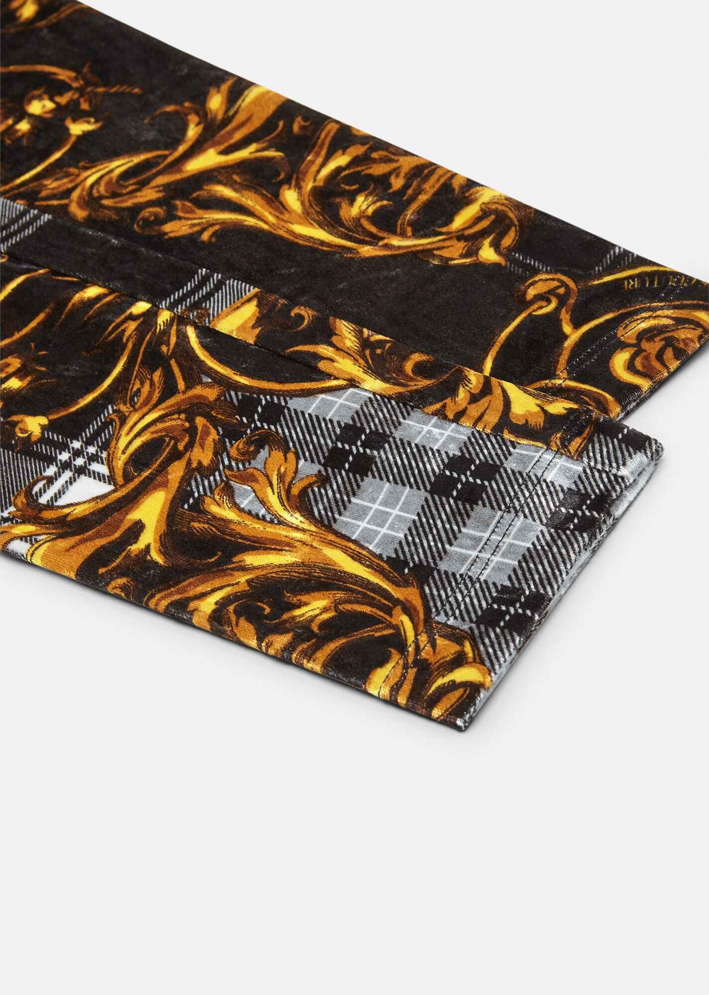 Tartan Baroque Print Leggings - 5