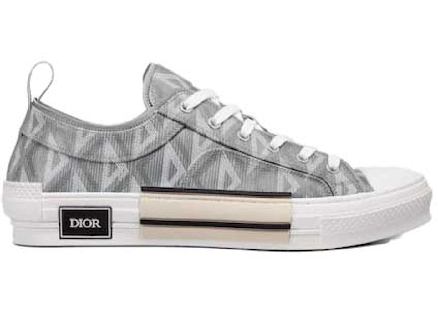 Dior B23 Low Top Gray CD Diamond - 1