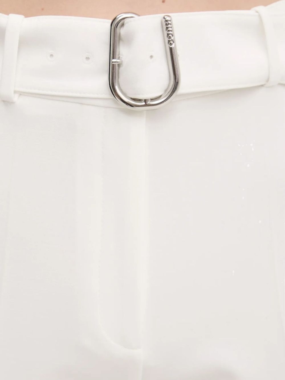 belted flared trousers - 3