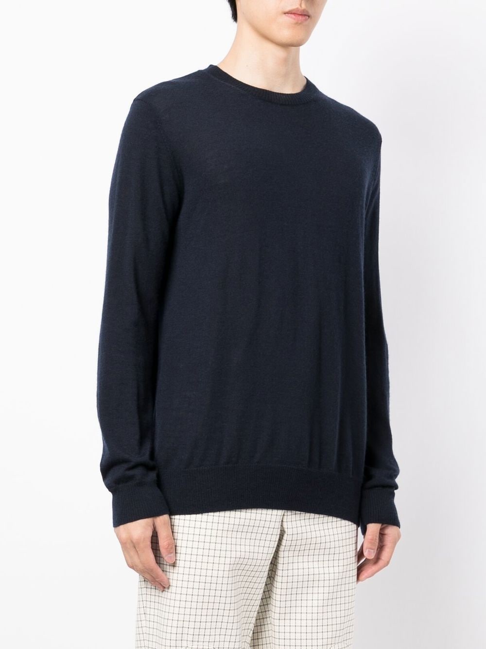 SIDE-SLITS CASHMERE JUMPER - 4