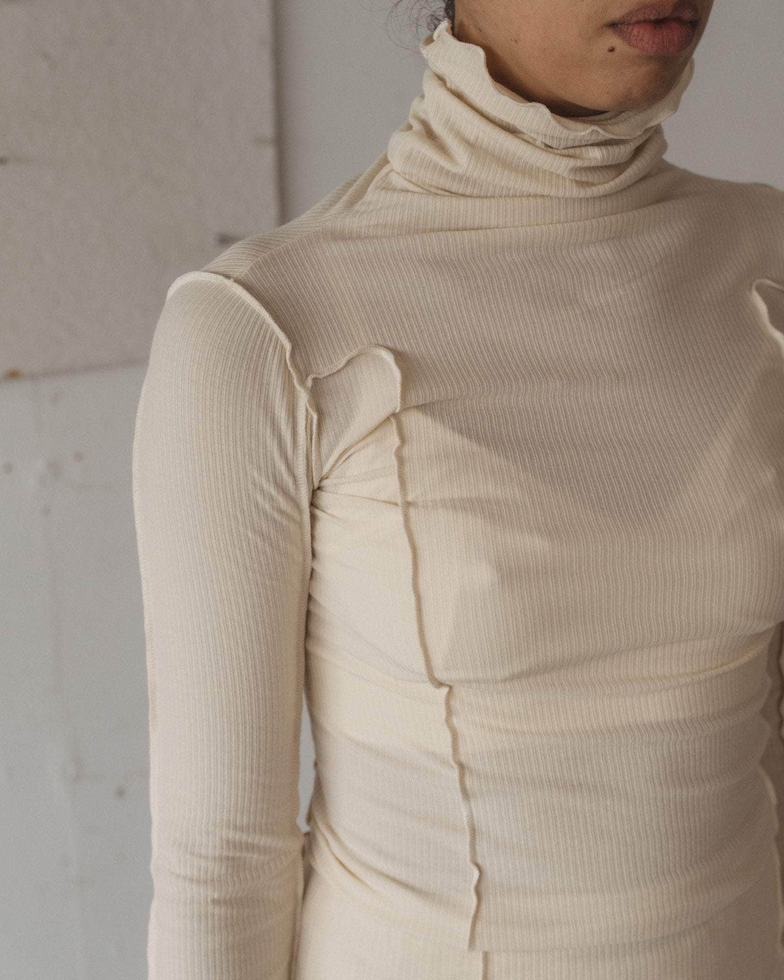 Pack - 2 Omato Turtleneck - Fine Organic Cotton Rib - 7