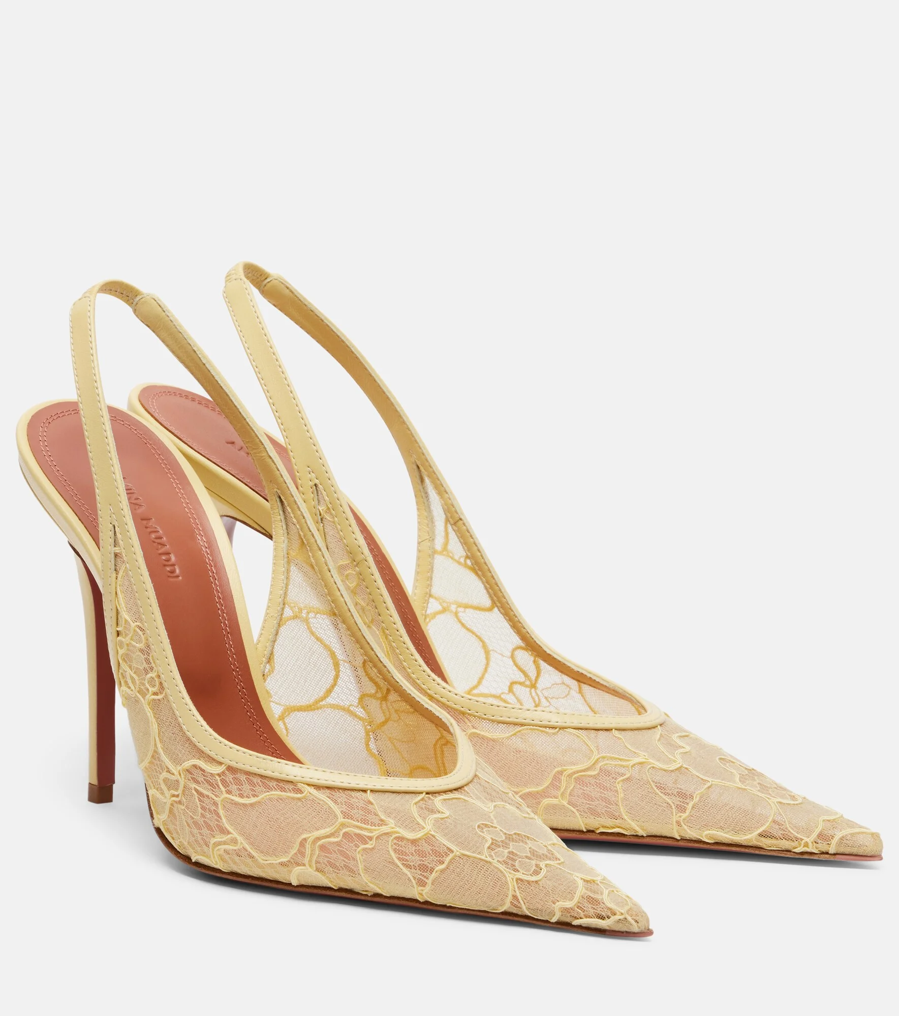Anok lace slingback pumps - 1